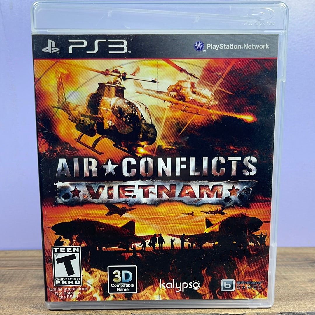 Playstation 3 - Air Conflicts: Vietnam Retrograde Collectibles 3DTV Compatible, Action, CIB, Flight, Games Farm, History, Kalypso, Military, Playstation 3, PS3, Si Preowned Video Game 
