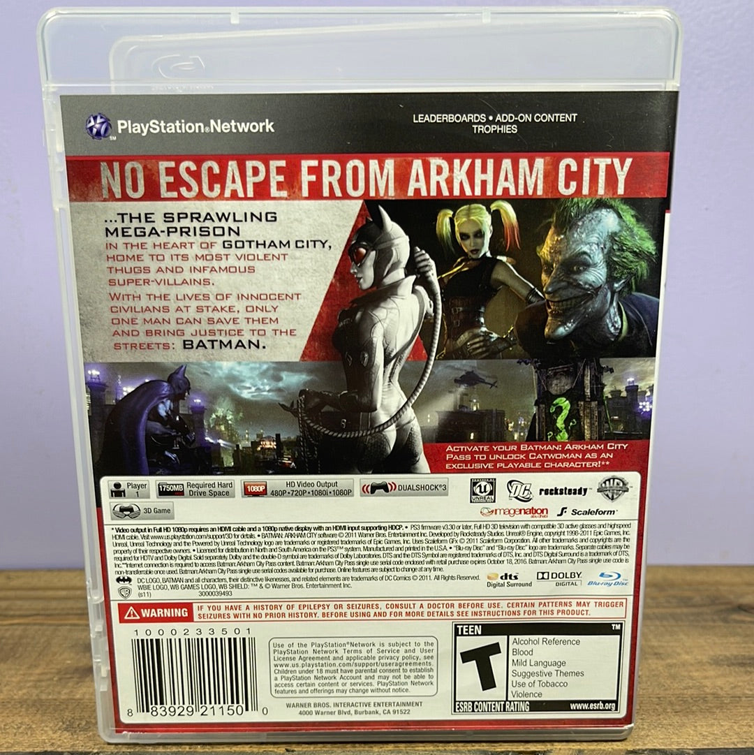 Playstation 3 - Batman: Arkham City Retrograde Collectibles 3DTV Compatible, Action, Batman, Batman Arkham Series, CIB, DC Comics, Open World, Playstation 3, PS Preowned Video Game