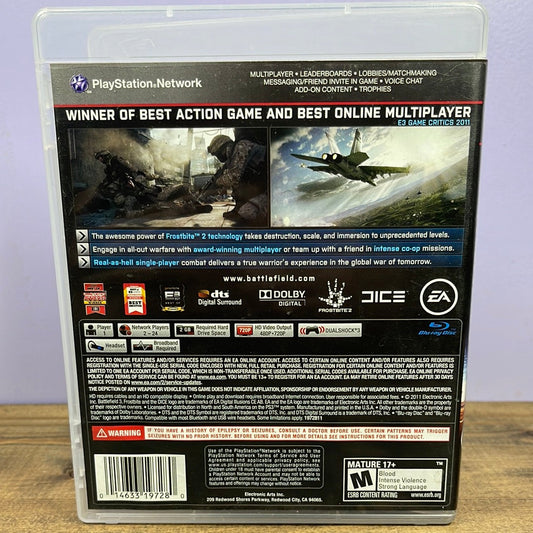 Playstation 3 - Battlefield 3 Retrograde Collectibles Action, Battlefield Series, CIB, DICE, EA, First Person Shooter, FPS, M Rated, Multiplayer, Playstat Preowned Video Game