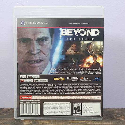Playstation 3 - Beyond: Two Souls Retrograde Collectibles 3D, Adventure, Ellen Page, Interactive Movie, M Rated, Playstation 3, PS3, Quantic Dream, Third Pers Preowned Video Game