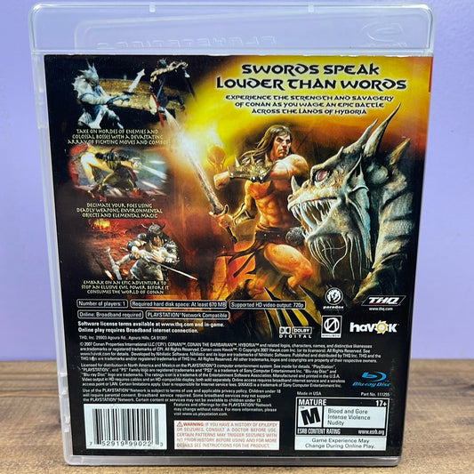 Playstation 3 - Conan Retrograde Collectibles Action, Adventure, CIB, Conan, Fantasy, M Rated, Playstation 3, PS3, THQ Preowned Video Game