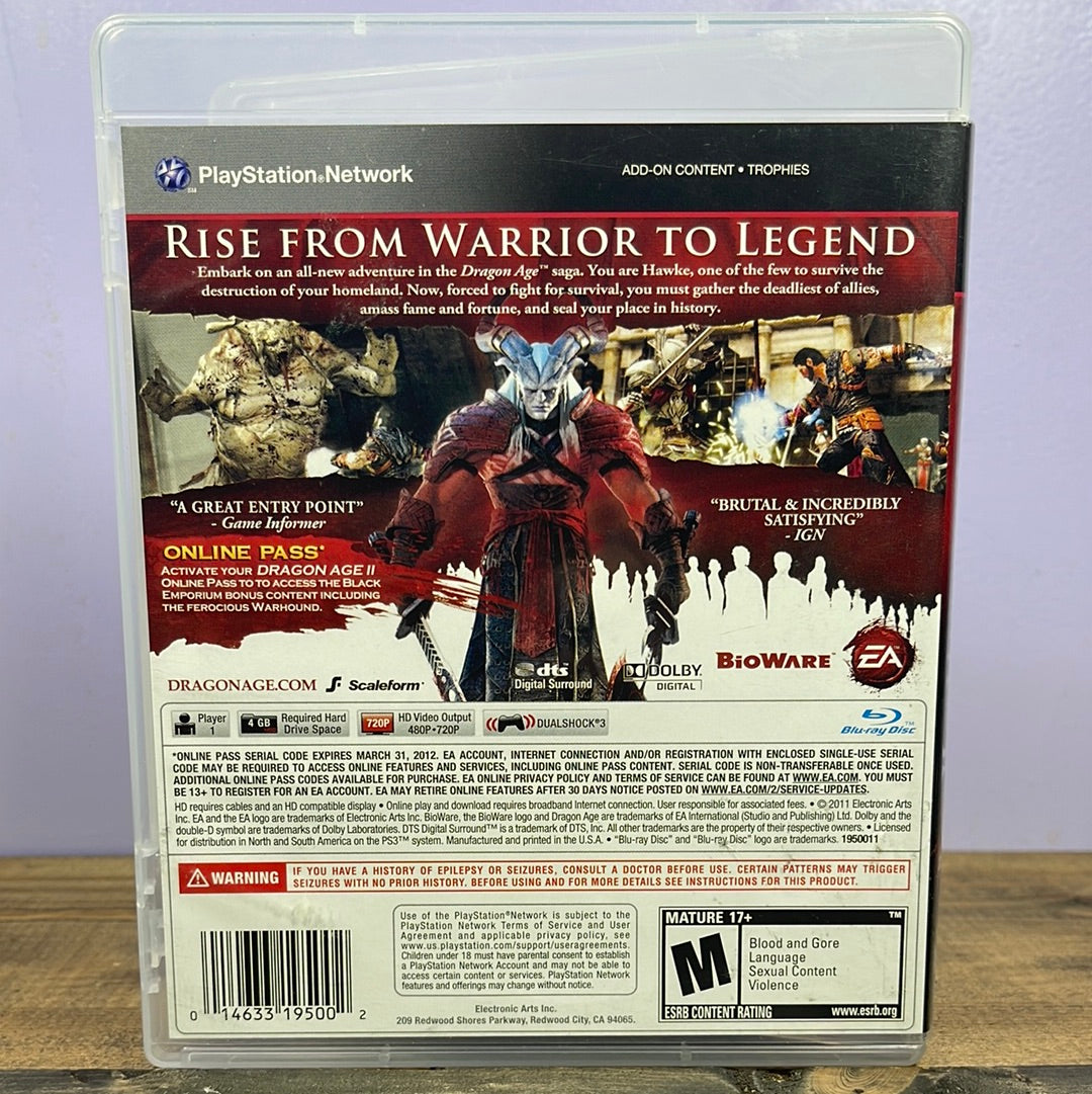Playstation 3 - Dragon Age II Retrograde Collectibles Action, Adventure, BioWare, CIB, Dragon Age Series, EA, Fantasy, Hawke, M Rated, Playstation 3, PS3, Preowned Video Game