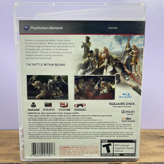 Playstation 3 - Final Fantasy XIII Retrograde Collectibles CIB, Female Protagonist, Final Fantasy Series, JRPG, Lightning, Linear, Playstation 3, PS3, RPG, Sci Preowned Video Game