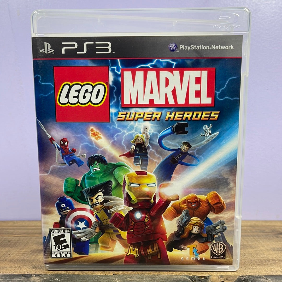 Playstation 3 - LEGO Marvel Super Heroes Retrograde Collectibles Adventure, CIB, E10 Rated, LEGO, Marvel Comics, Open World, Playstation 3, PS3, Superhero, Traveller Preowned Video Game