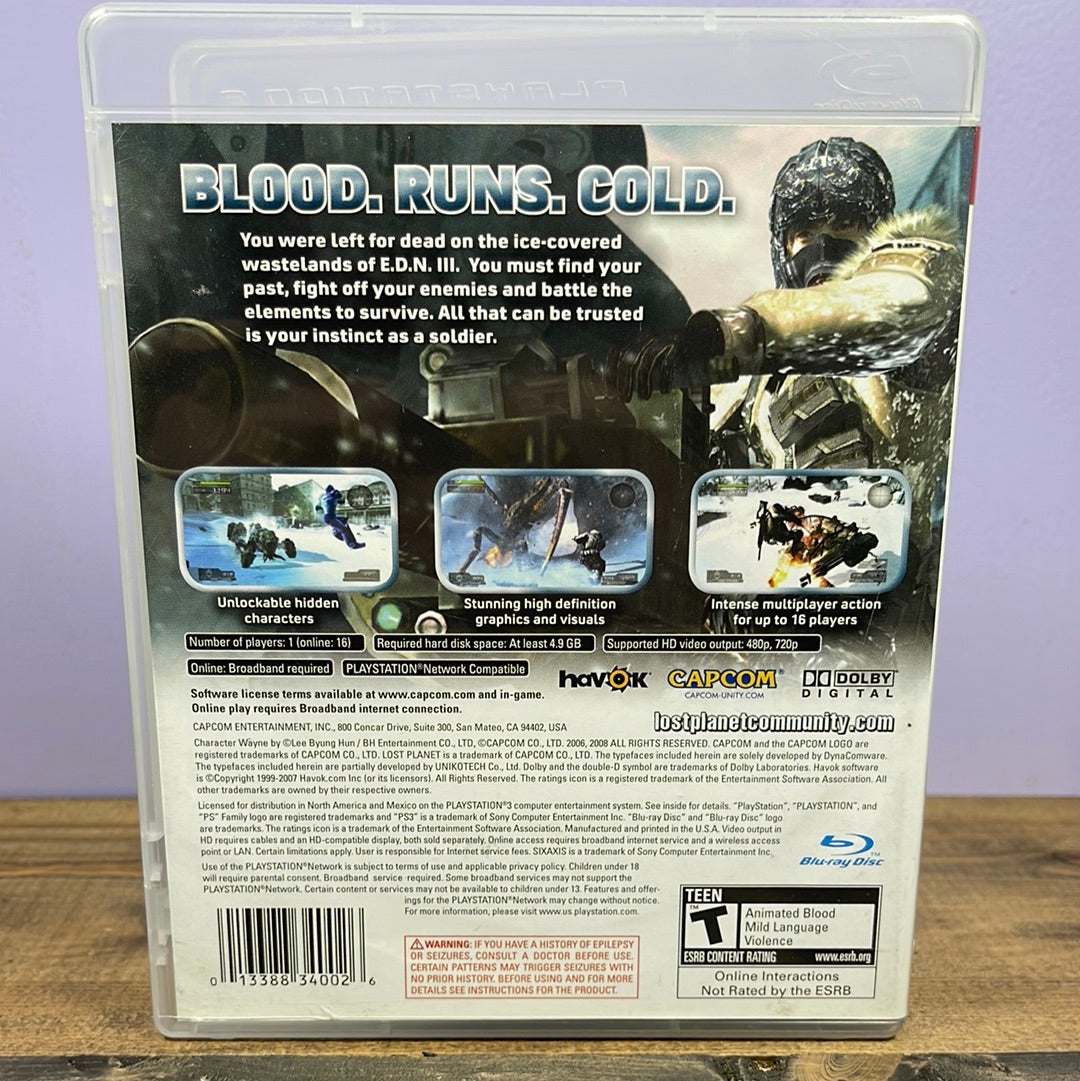 Playstation 3 - Lost Planet: Extreme Condition Retrograde Collectibles Action, Adventure, Capcom, CIB, Lost Planet Series, Mechs, Playstation 3, PS3, Sci-Fi, T Rated, Thir Preowned Video Game