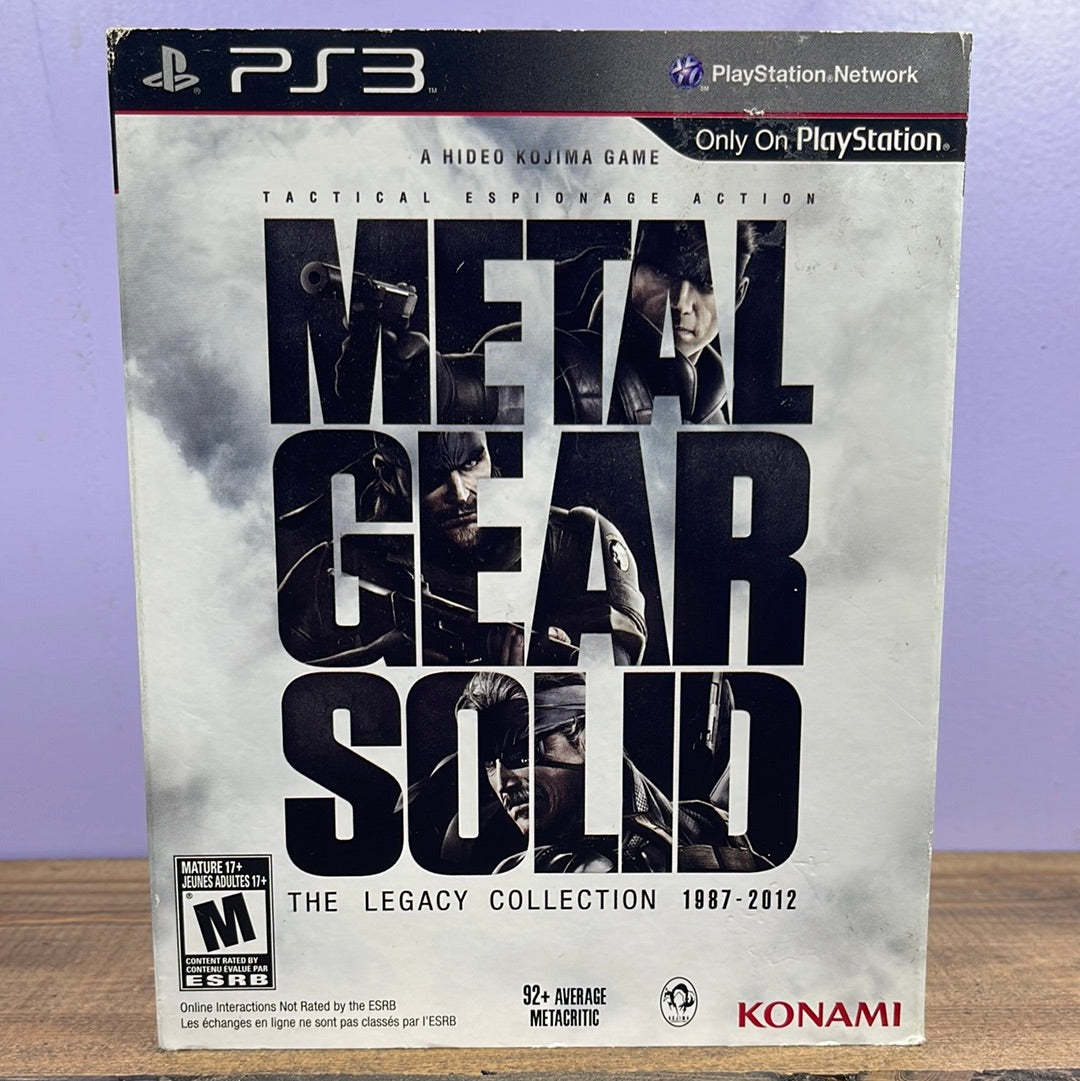 Playstation 3 - Metal Gear Solid: The Legacy Collection Retrograde Collectibles Action, Adventure, CIB, Compilation, Exploration, Hideo Kojima, Kojima Productions, Konami, M Rated, Preowned Video Game