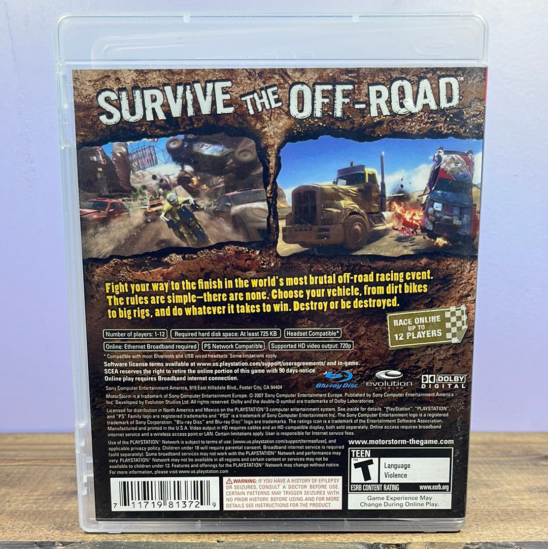 Playstation 3 - MotorStorm Retrograde Collectibles Automobile, CIB, Driving, Evolution Studios, MotorStorm Series, Multiplayer, Offroad, Playstation 3, Preowned Video Game