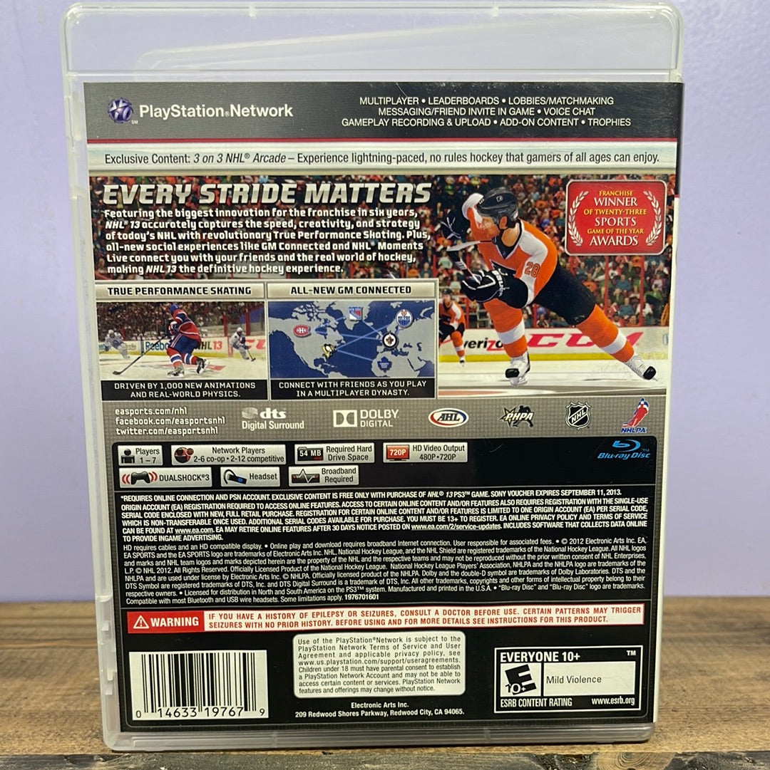 Playstation 3 - NHL 13 Retrograde Collectibles CIB, E10 Rated, EA Sports, Hockey, Multiplayer, NHL, Playstation 3, PS3, Sports Preowned Video Game