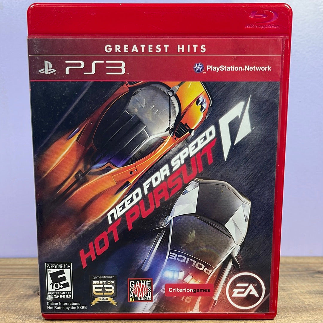 Playstation 3 - Need For Speed: Hot Pursuit Retrograde Collectibles Automobile, CIB, Criterion Games, Driving, E10 Rated, EA, Need For Speed Series, NFS, Playstation 3, Preowned Video Game