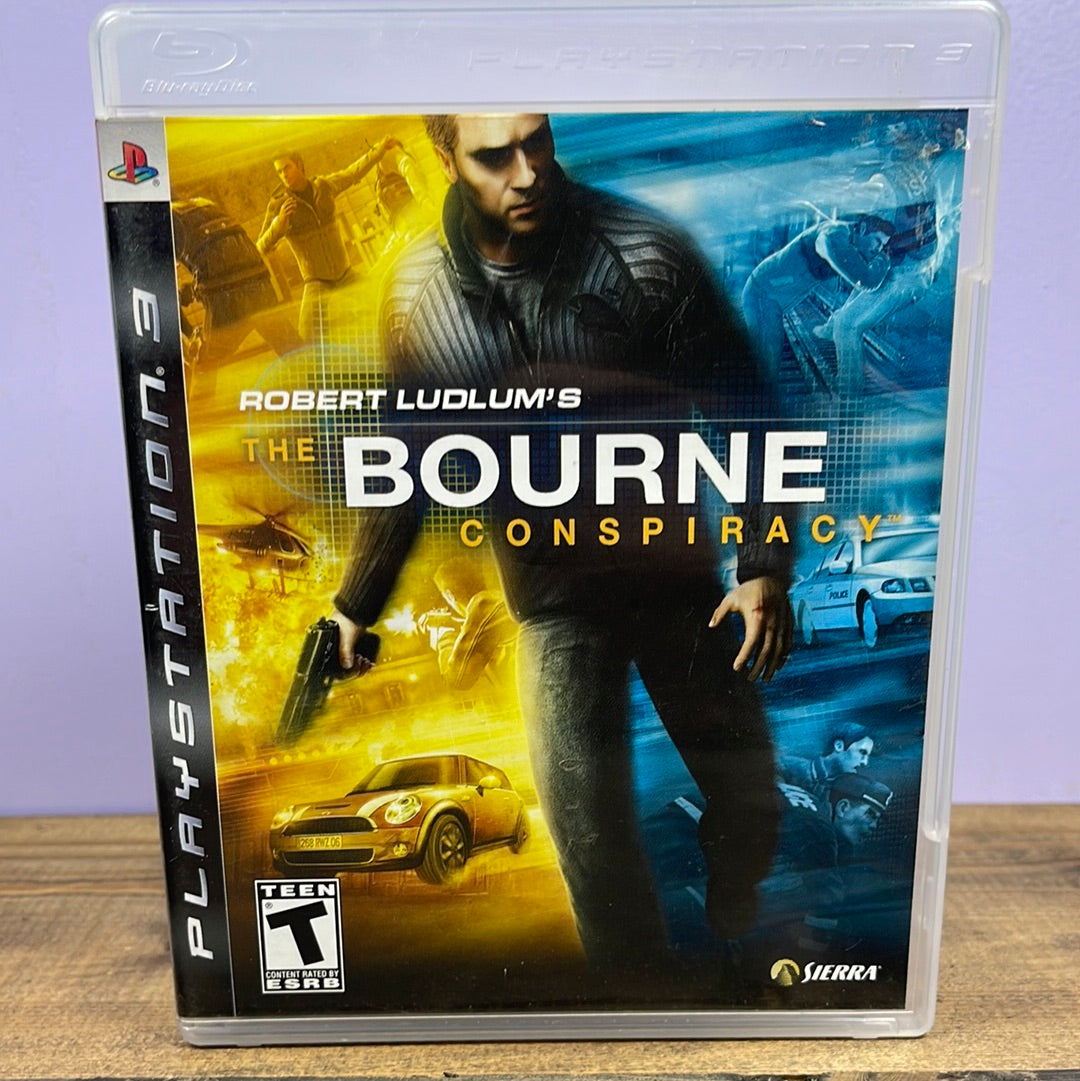 Playstation 3 - Robert Ludlum's The Bourne Conspiracy Retrograde Collectibles Action, CIB, Jason Bourne, Playstation 3, PS3, Robert Ludlum, Sierra, T Rated Preowned Video Game 