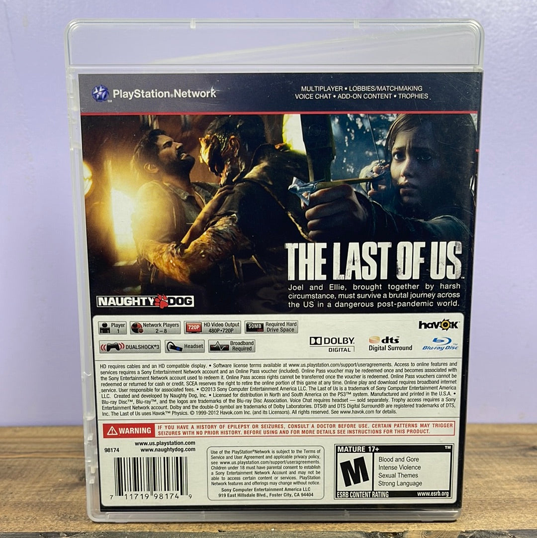 Playstation 3 - The Last of Us Retrograde Collectibles Action, CIB, M Rated, Naughty Dog, Playstation 3, PS3, SCEU, Singleplayer, Stealth, The Last of Us S Preowned Video Game