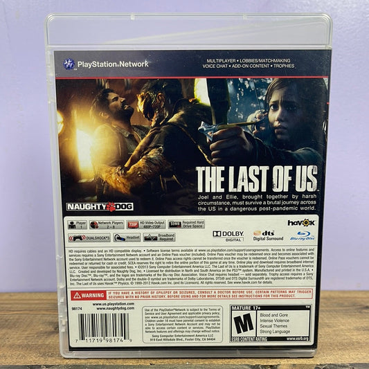 Playstation 3 - The Last of Us Retrograde Collectibles Action, CIB, M Rated, Naughty Dog, Playstation 3, PS3, SCEU, Singleplayer, Stealth, The Last of Us S Preowned Video Game