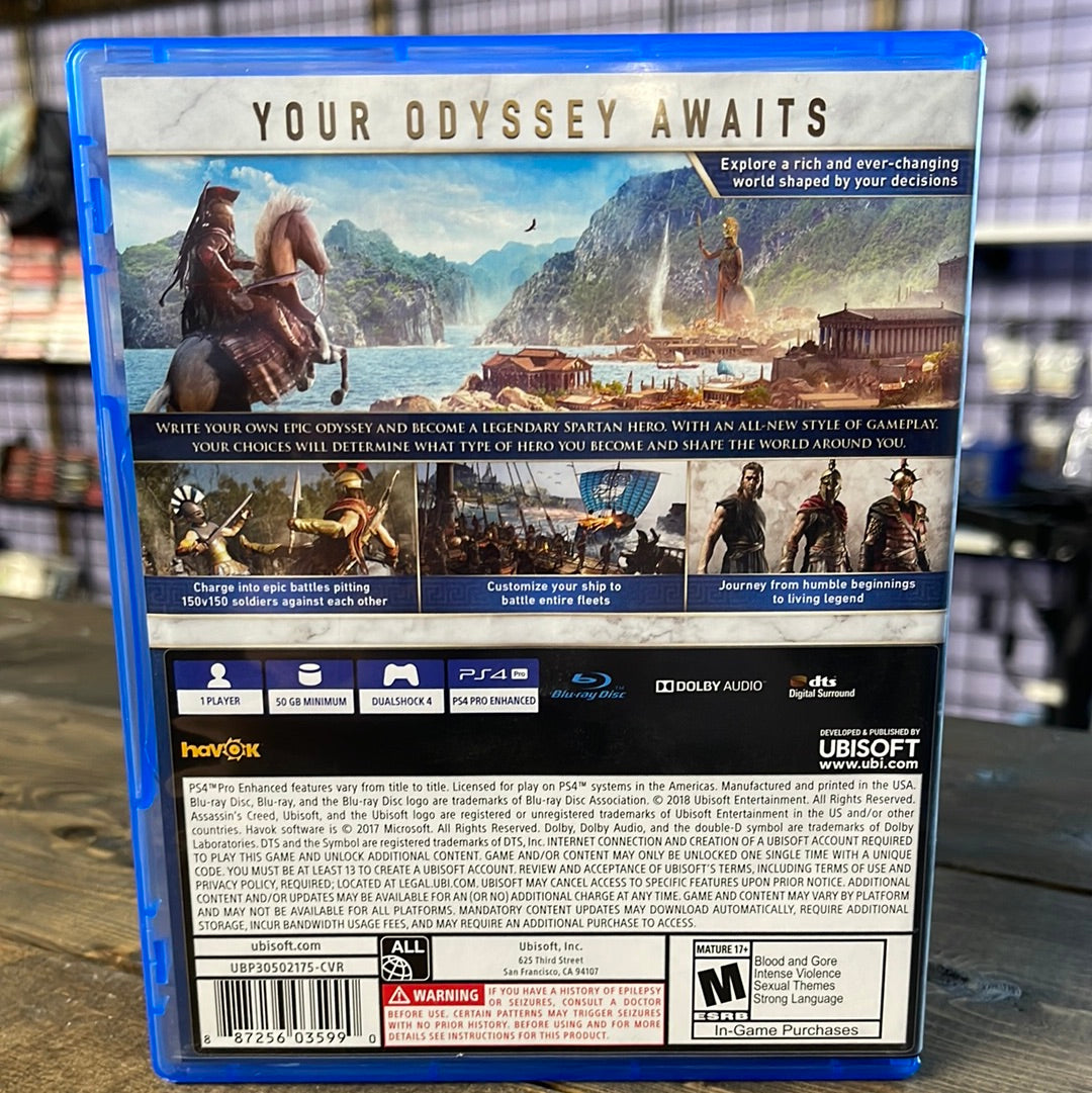 Playstation 4 - Assassin's Creed Odyssey Retrograde Collectibles Ancient Greece, Assassin, Assassin's Creed, CIB, Historical, Open World, Playstation 4, PS4, RPG, Si Preowned Video Game