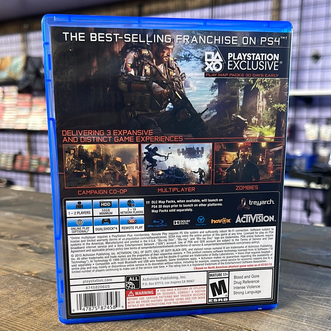 Playstation 4 - Call of Duty: Black Ops III Retrograde Collectibles Action, Activision, Black Ops, Call of Duty, CIB, COD, First Person Shooter, FPS, Multiplayer, Plays Preowned Video Game