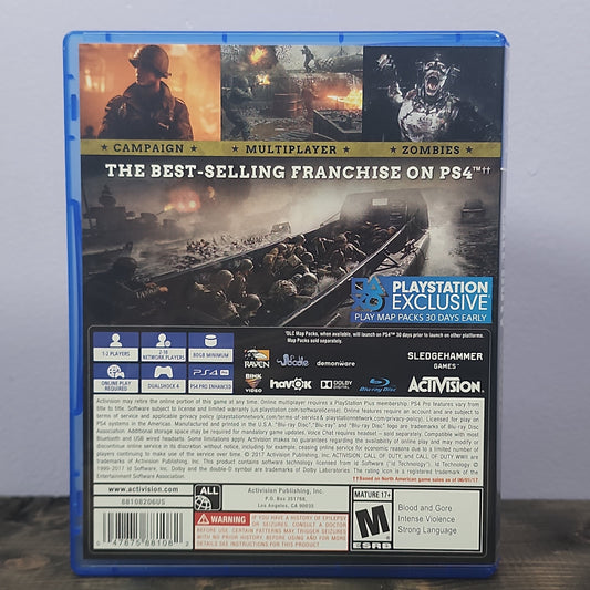 Playstation 4 - Call of Duty: WWII Retrograde Collectibles Action, Activision, Call of Duty, CIB, Cod, First-Person, FPS, M Rated, Playstation 4, PS4, Shooter, Preowned Video Game