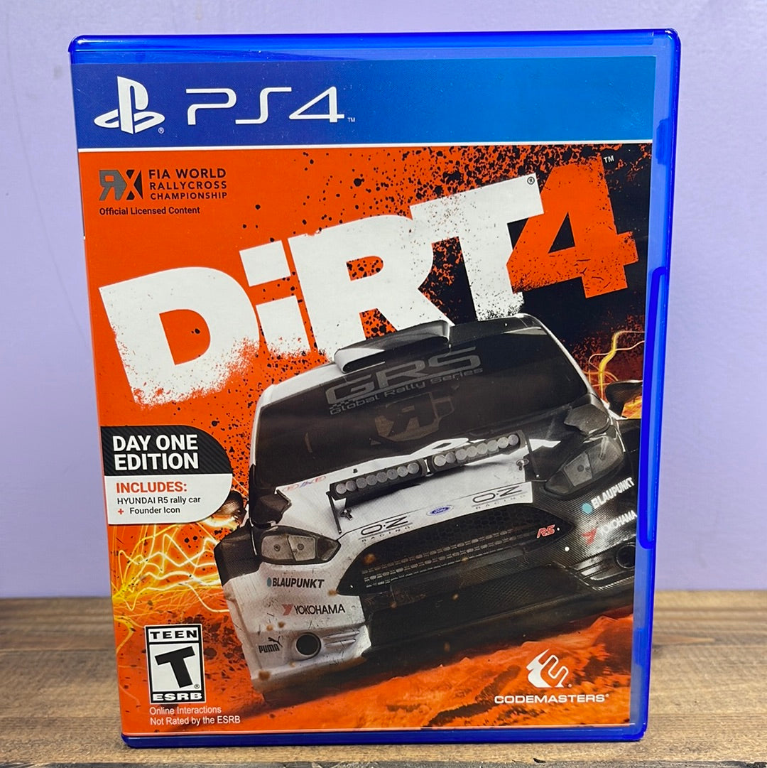 Playstation 4 - DiRT 4 Retrograde Collectibles CIB, Codemasters, Deep Silver, Dirt, Dirt 4, Playstation, Playstation 4, PS4, Racing, Racing Simulat Preowned Video Game