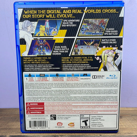 Playstation 4 - Digimon Story Cyber Sleuth Retrograde Collectibles Bandai Namco, CIB, Digimon, Playstation, Playstation 4, PS4, RPG, Toei Animation Preowned Video Game