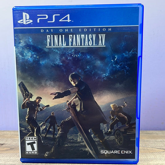 Playstation 4 - Final Fantasy XV [Day One Edition] Retrograde Collectibles Adventure, CIB, Final Fantasy 15, Final Fantasy Series, Open World, Playstation 4, PS4, Science Fict Preowned Video Game 
