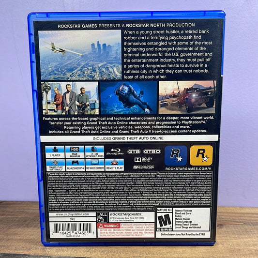 Playstation 4 - Grand Theft Auto V Retrograde Collectibles CIB, Grand Theft Auto, GTA, GTA V, Playstation, Playstation 4, PS4, Rockstar, Rockstar Games Preowned Video Game