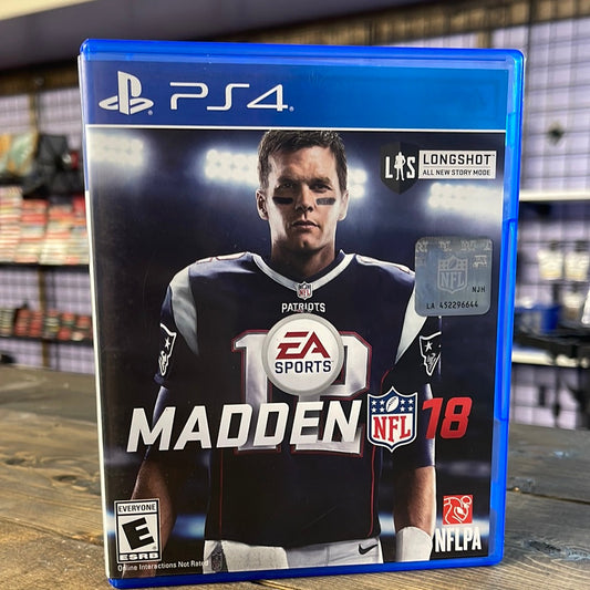 Playstation 4 - Madden 18 Retrograde Collectibles American Football, CIB, EA Sports, Football, Madden, National Football League, NFL, Playstation 4, P Preowned Video Game