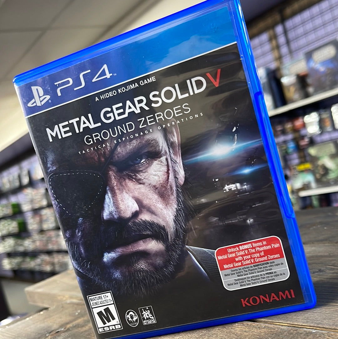 Playstation 4 - Metal Gear Solid V: Ground Zeroes Retrograde Collectibles Action, CIB, Dark, Ground Zeroes, Hideo Kojima, Konami, Metal Gear Solid, Open World, Playstation 4, Preowned Video Game