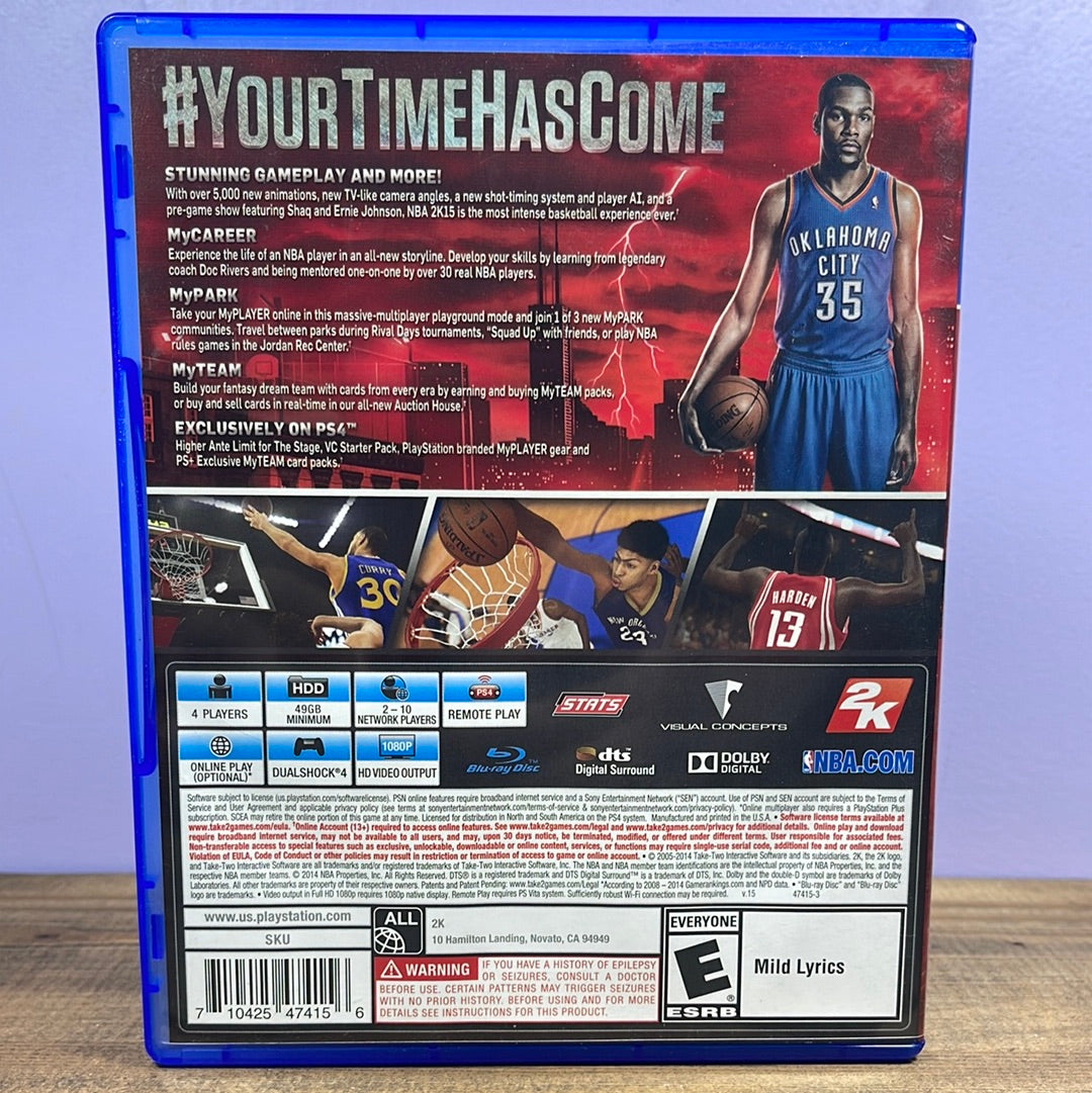 Playstation 4 - NBA 2K15 Retrograde Collectibles 15, 2015, 2K Sports, Basketball, CIB, NBA, Playstation, Playstation 4, PS4, Sports Preowned Video Game