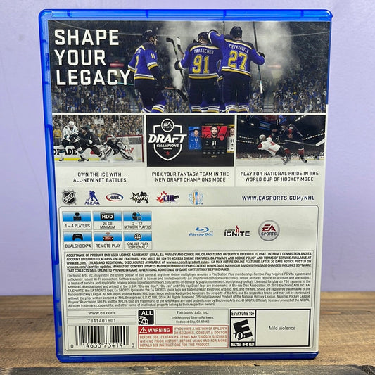 Playstation 4 - NHL 17 Retrograde Collectibles 17, 2017, CIB, EA, EA Sports, Hockey, Ice Hockey, NHL, NHLPA, Playstation, Playstation 4, PS4 Preowned Video Game