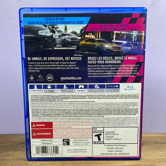 Playstation 4 - Need For Speed Heat Retrograde Collectibles CIB, Driving, EA, Electronic Arts Inc, Heat, Need for Speed, NFS, Playstation, Playstation 4, PS4 Preowned Video Game