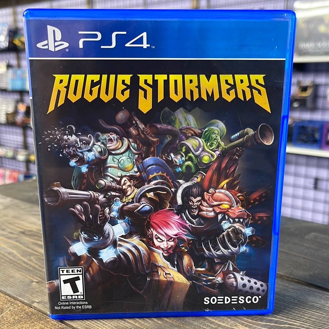 Playstation 4 - Rogue Stormers Retrograde Collectibles 2D, Action, Black Forest Games, CIB, HandyGames, Indie, Playstation 4, PS4, Roguelike, Shoot 'Em Up, Preowned Video Game