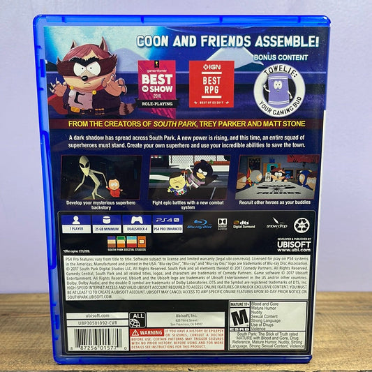 Playstation 4 - South Park The Fractured But Whole Retrograde Collectibles CIB, Playstation, Playstation 4, PS4, South Park, Ubisoft Preowned Video Game