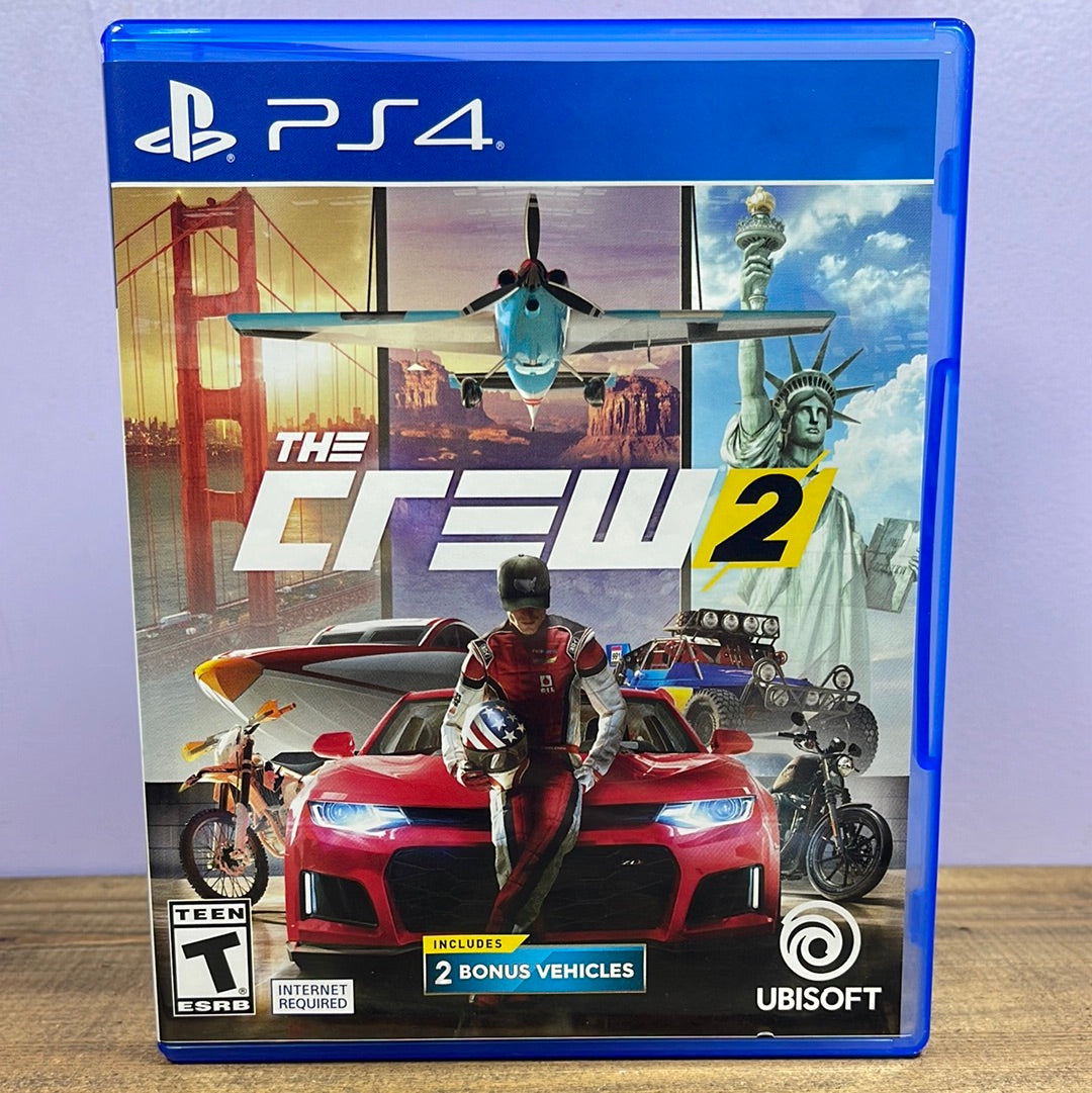Playstation 4 - The Crew 2 Retrograde Collectibles 2, CIB, Driving, Playstation, Playstation 4, PS4, The Crew, Ubisoft Preowned Video Game