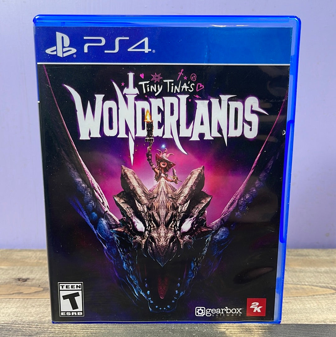 Playstation 4 - Tiny Tina's Wonderlands Retrograde Collectibles 2K Games, Borderlands Series, CIB, Fantasy, Gearbox, Loot, Multiplayer, Playstation 4, PS4, Roleplay Preowned Video Game