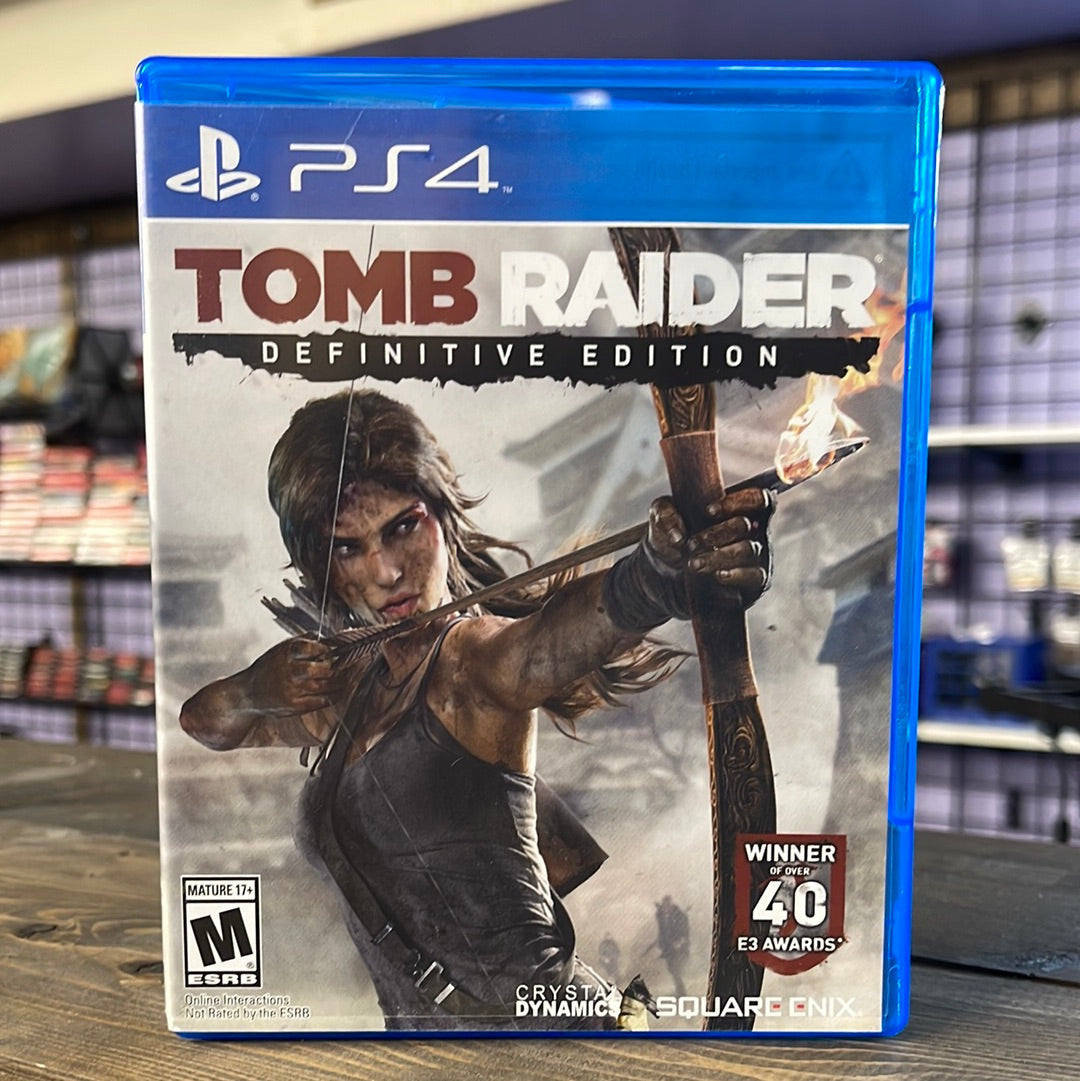 Playstation 4 - Tomb Raider: Definitive Edition Retrograde Collectibles Action, adventure, CIB, Crystal Dynamics, Eidos, Eidos Montreal, Female Protagonist, Feral Interacti Preowned Video Game