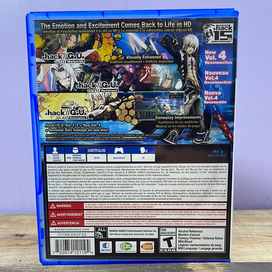 Playstation 4 - dot.HACK GU: Last Recode Retrograde Collectibles Adventure, Bandai Namco, CIB, JRPG, Playstation 4, PS4, Roleplaying Gaming, RPG, Science Fiction, T Preowned Video Game