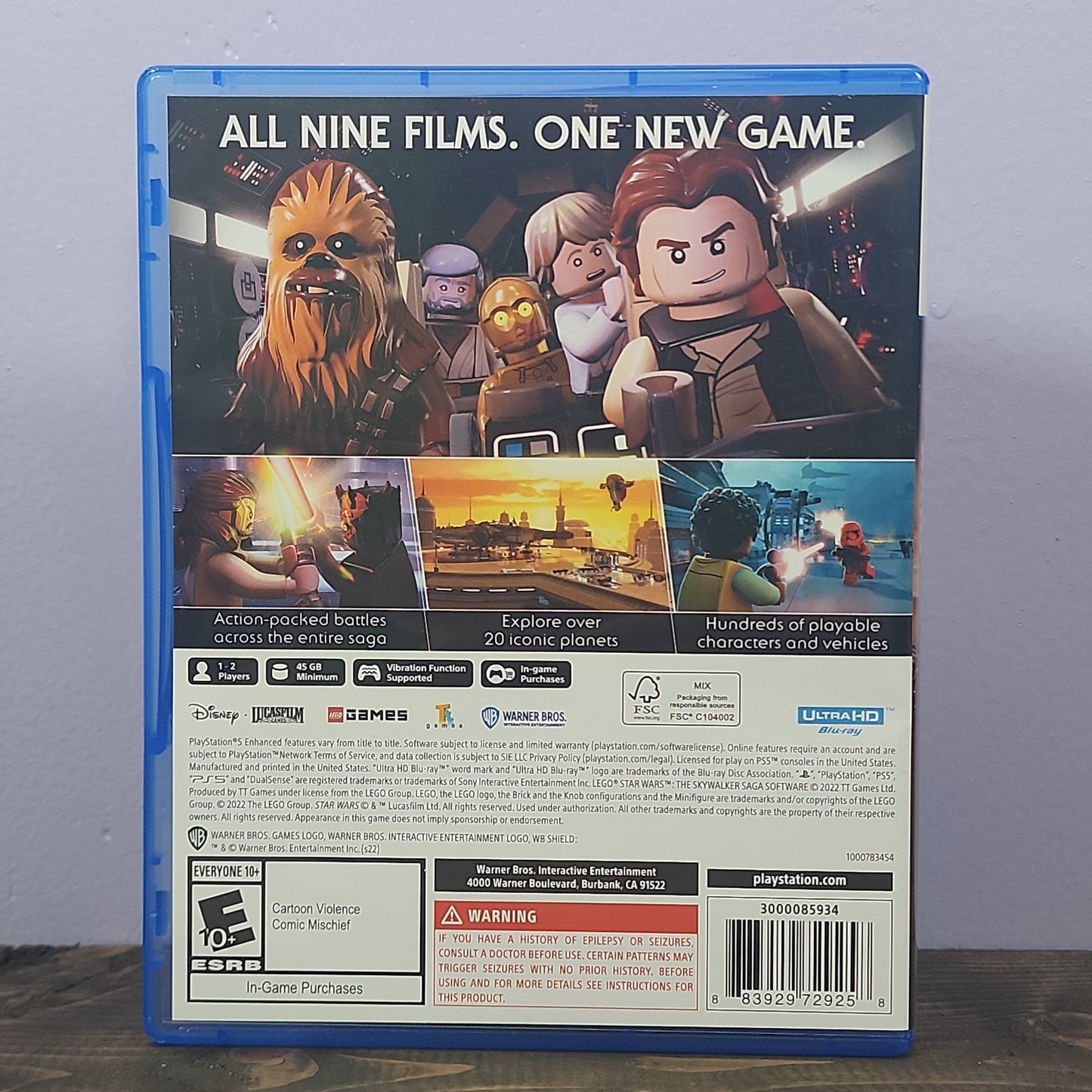 Playstation 5 - LEGO Star Wars: The Skywalker Saga Retrograde Collectibles Action, Adventure, LEGO, Movie Tie-In, Playstation 5, PS5, Sci-Fi, Star Wars, TT Games, Warner Bros, Preowned Video Game