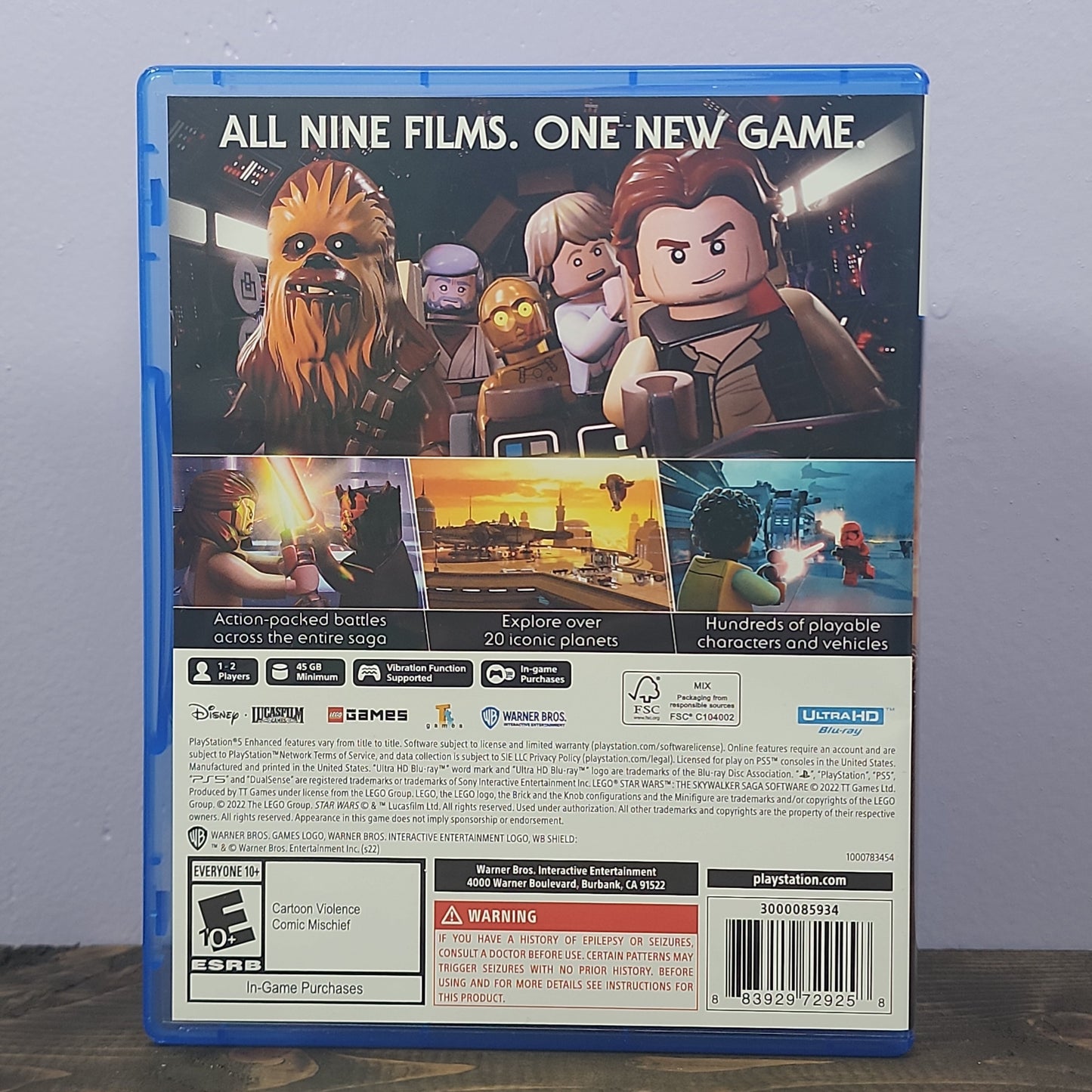 Playstation 5 - LEGO Star Wars: The Skywalker Saga Retrograde Collectibles Action, Adventure, LEGO, Movie Tie-In, Playstation 5, PS5, Sci-Fi, Star Wars, TT Games, Warner Bros, Preowned Video Game 