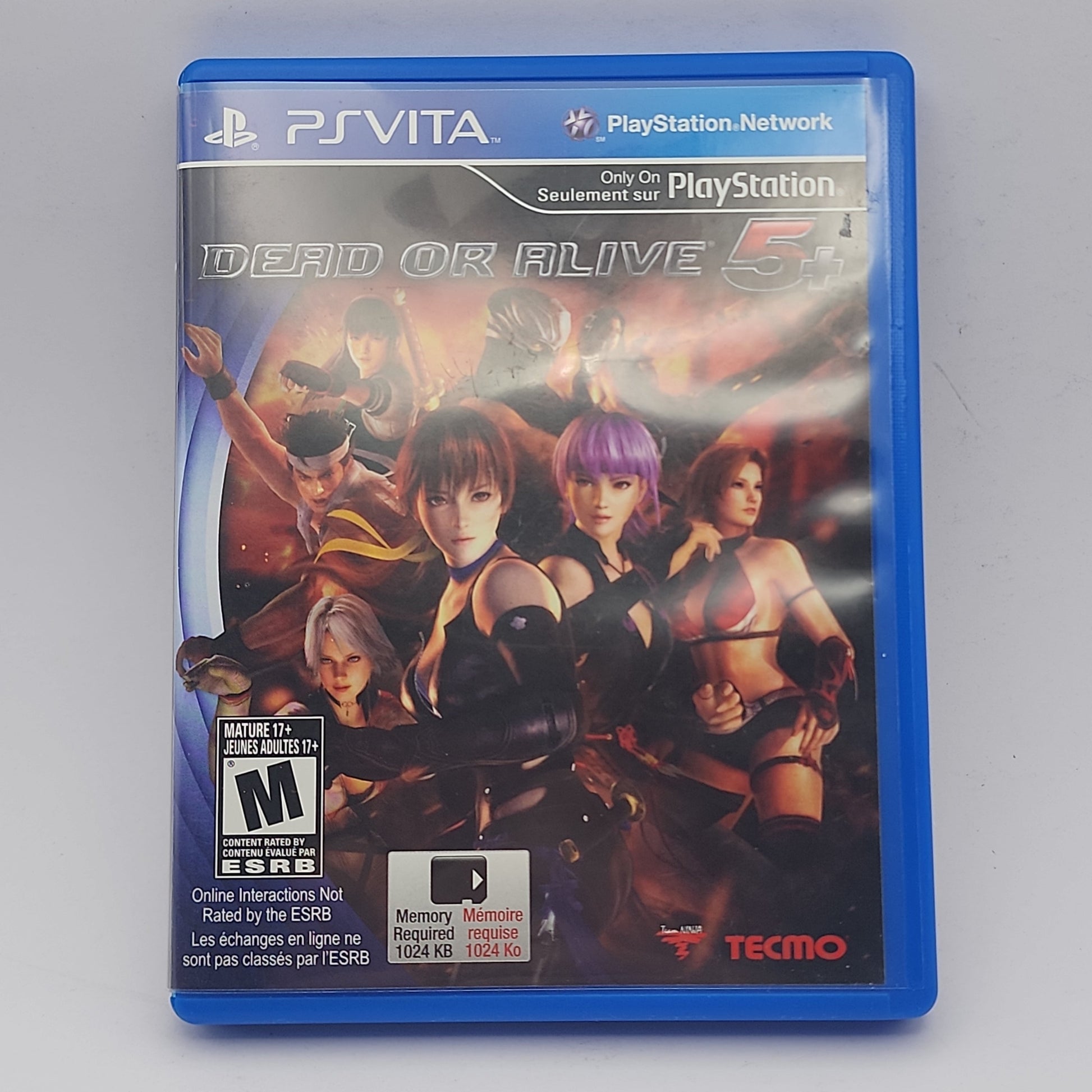 Playstation Vita - Dead Or Alive 5+ Retrograde Collectibles 3D, Action, CIB, Dead or Alive, DOA, Fighting, M Rated, playstation vita, PS Vita, Team Ninja, Tecmo Preowned Video Game