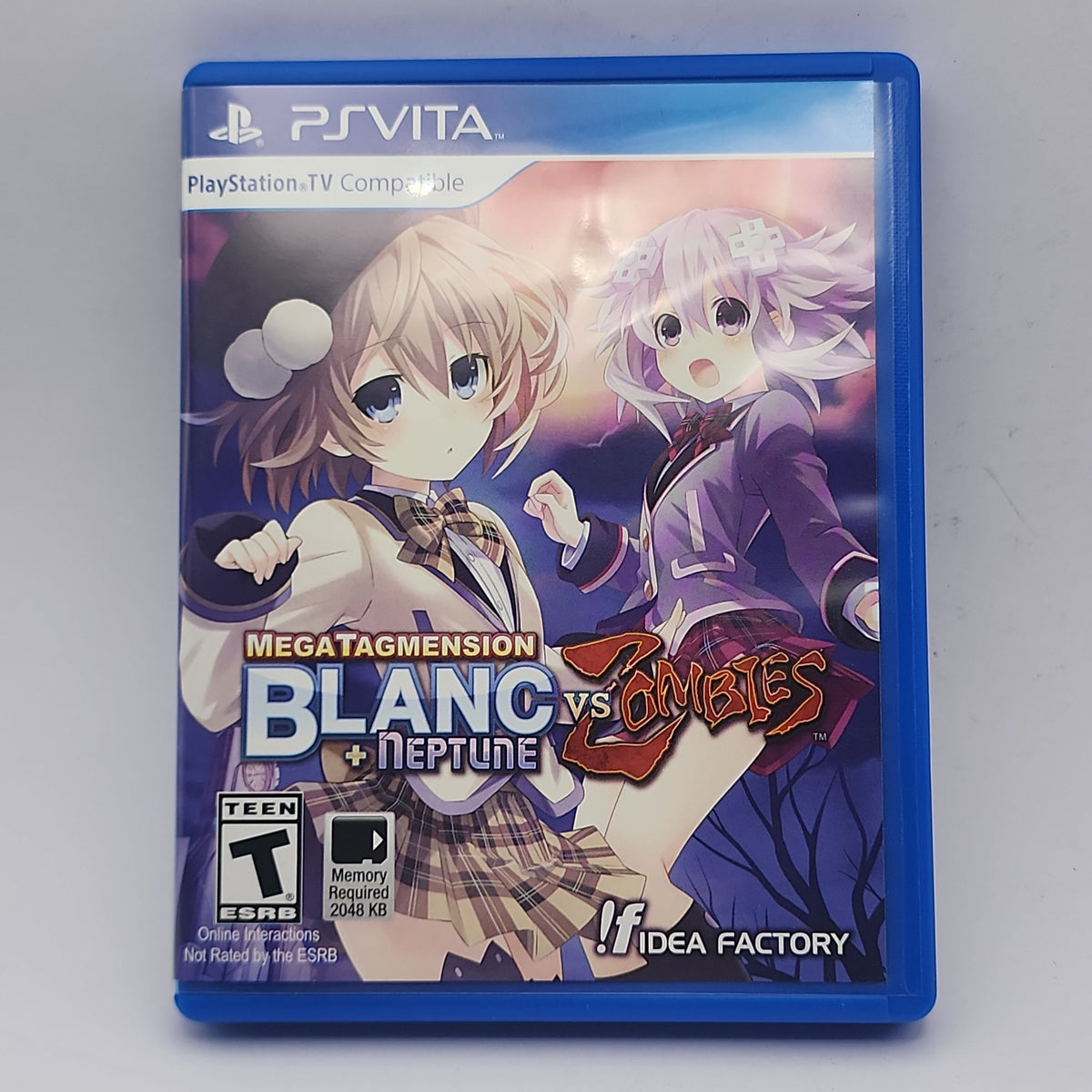 Playstation Vita - MegaTagmension Blanc: Neptune Vs. Zombies Retrograde Collectibles 3D, Action, anime, CIB, Compile Heart, Hack and Slash, Idea Factory, Neptunia, playstation vita, PS Preowned Video Game