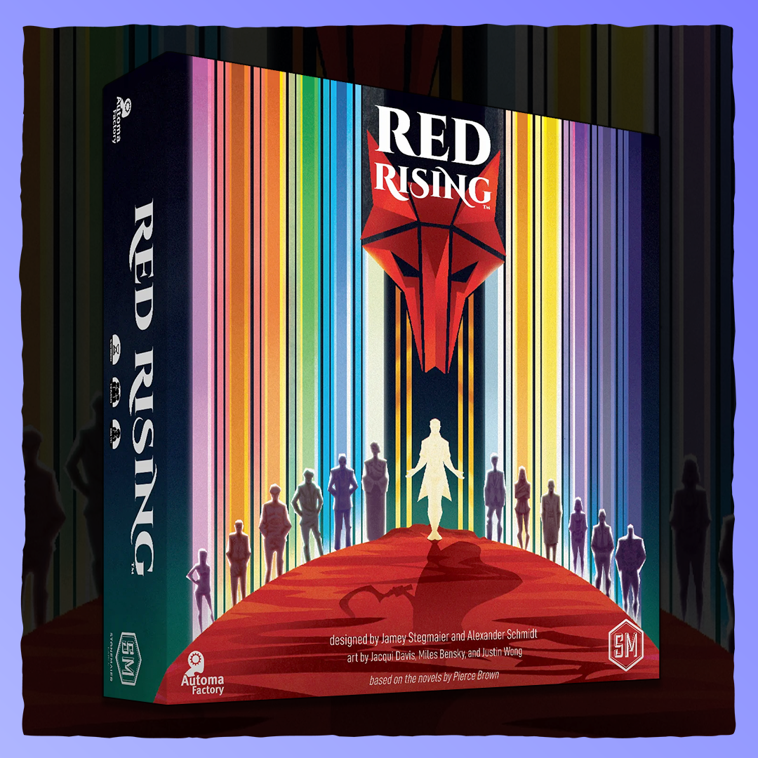 Red Rising - Stonemaier Games Retrograde Collectibles Automa Factory, Card Game, Dystopian, Novel Tie-In, Red Rising, Sci-Fi, Science Fiction, Stonemaier  Board Games