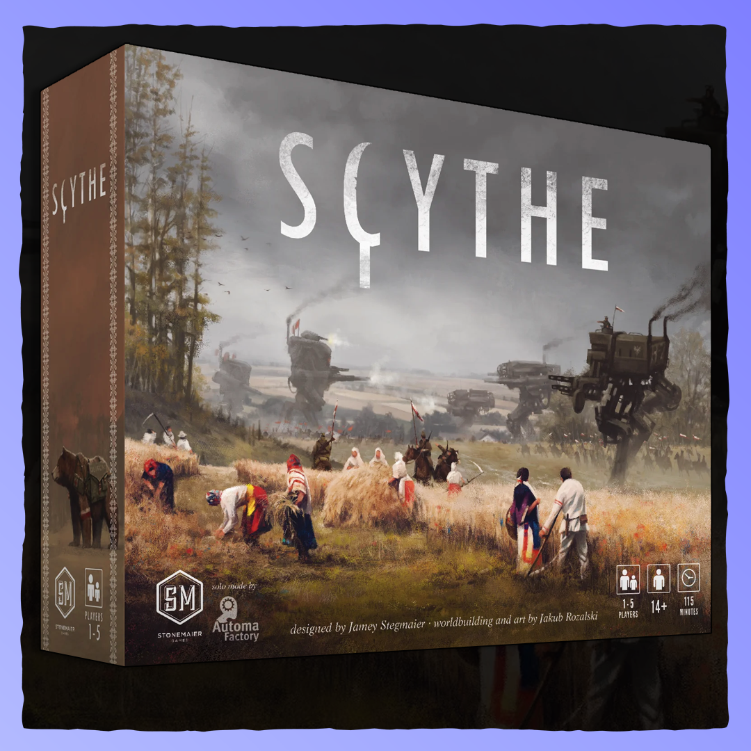 Scythe - Stonemaier Games Retrograde Collectibles Alternate History, Board Game, Economic, PVP, Science Fiction, Scythe, Stonemaier Games, Strategy, T Board Games