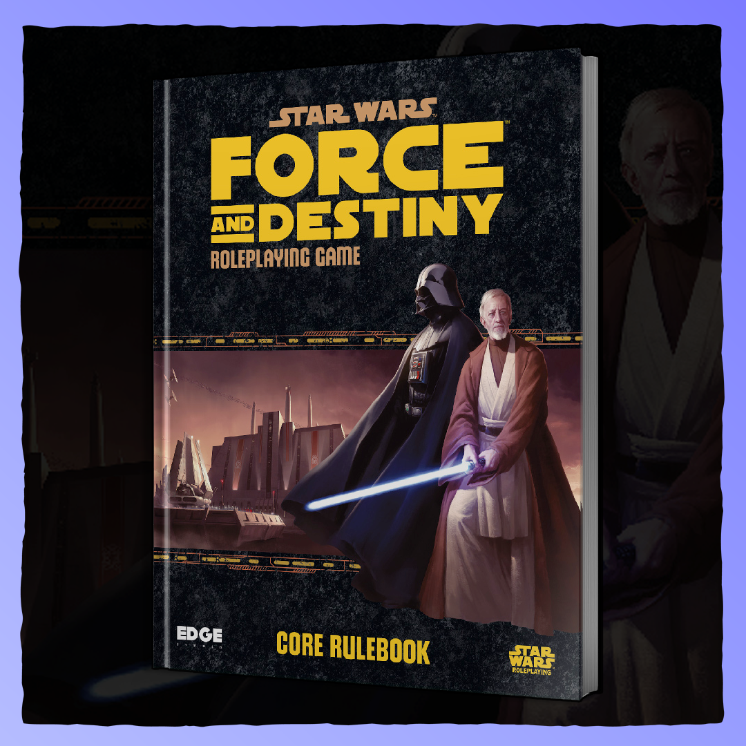 Star Wars: Force and Destiny - Core Rulebook Retrograde Collectibles Disney, Edge Studio, Lucasfilm, Roleplaying Game, RPG, Sci-Fi, Science Fiction, Star Wars, TTRPG Role Playing Games