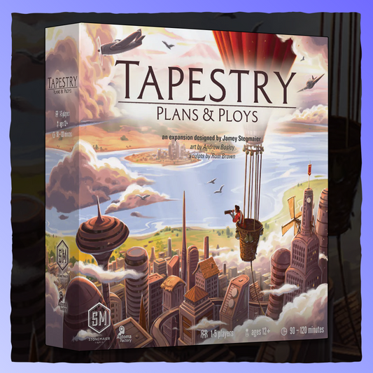 Tapestry - Plans & Ploys Retrograde Collectibles Automa Factory, Board Game, Civilization Builder, Stonemaier Games, Strategy, Tapestry Board Games 