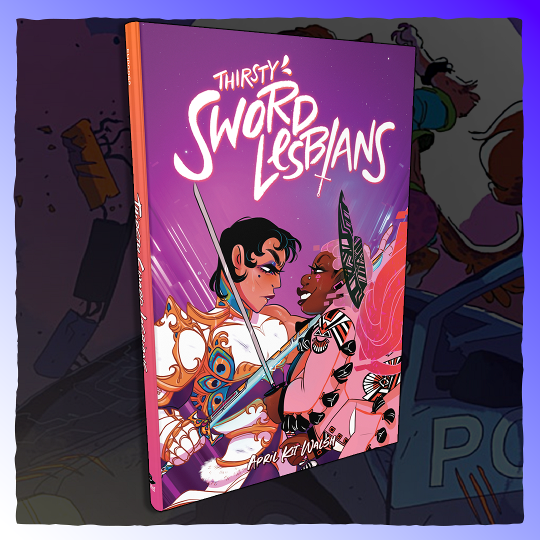 Thirsty Sword Lesbians - Core Rulebook Retrograde Collectibles Advanced Lovers and Lesbians, Evil Hat Productions, Gay Spaceship Games, LGBTQ, PBTA, Powered by the Role Playing Games