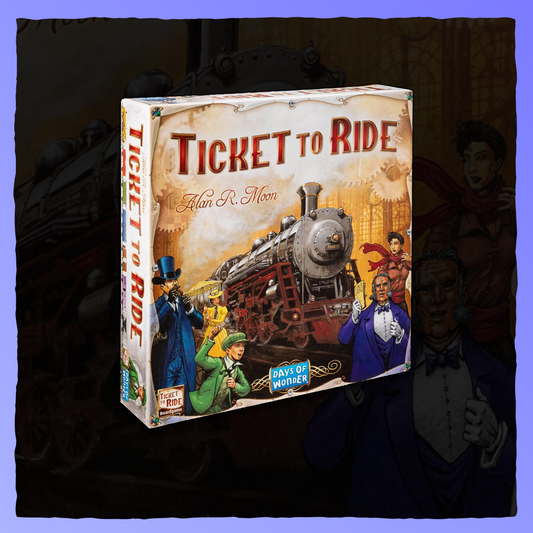 Ticket to Ride Retrograde Collectibles Board Game, Family, Management, PVP, Railroad, Ticket to Ride, Trains Board Games