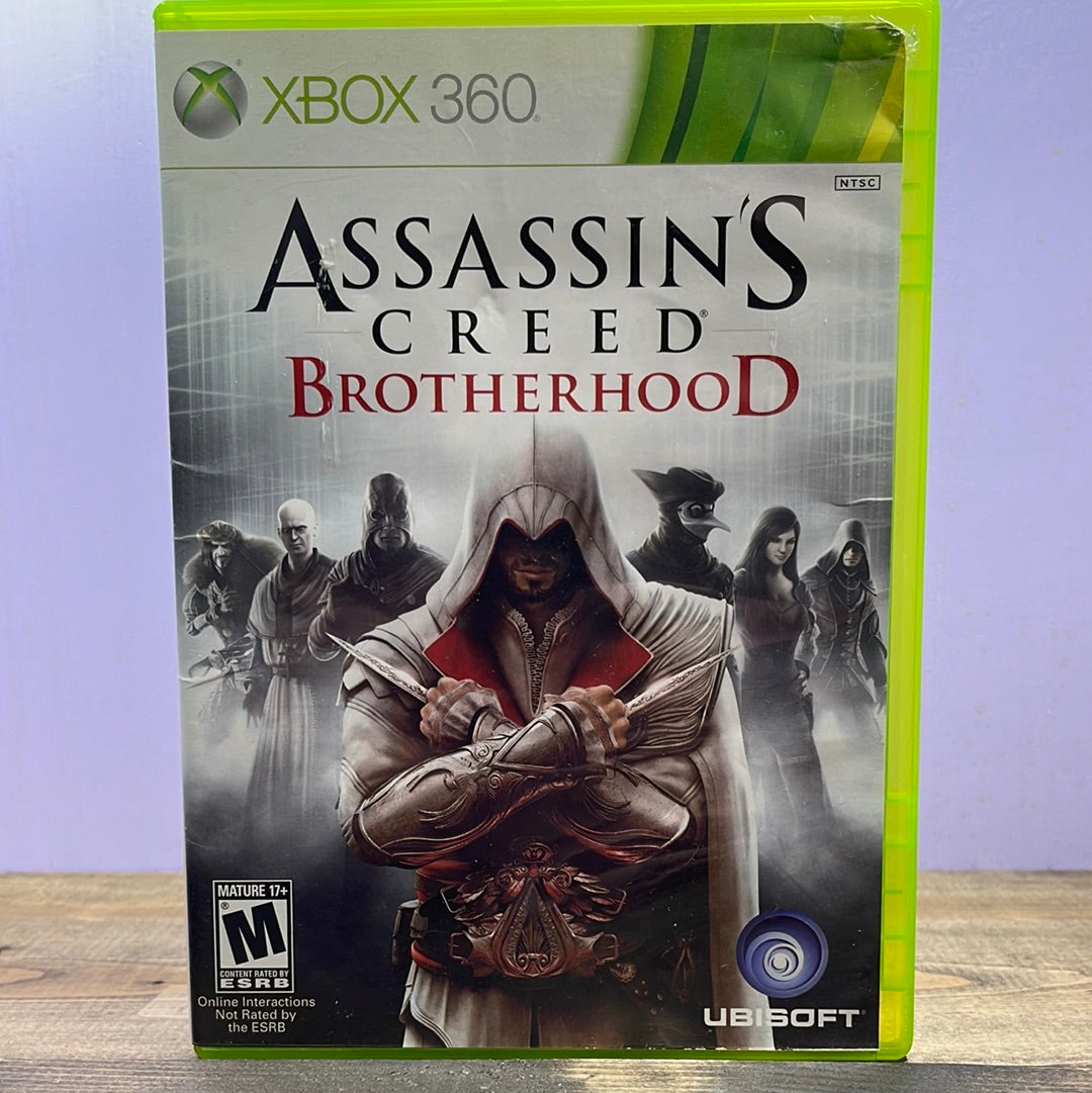 Xbox 360 - Assassin's Creed: Brotherhood Retrograde Collectibles Action, Adventure, Assassin, Assassin's Creed Series, CIB, Ezio, History, M Rated, Open World, Parko Preowned Video Game