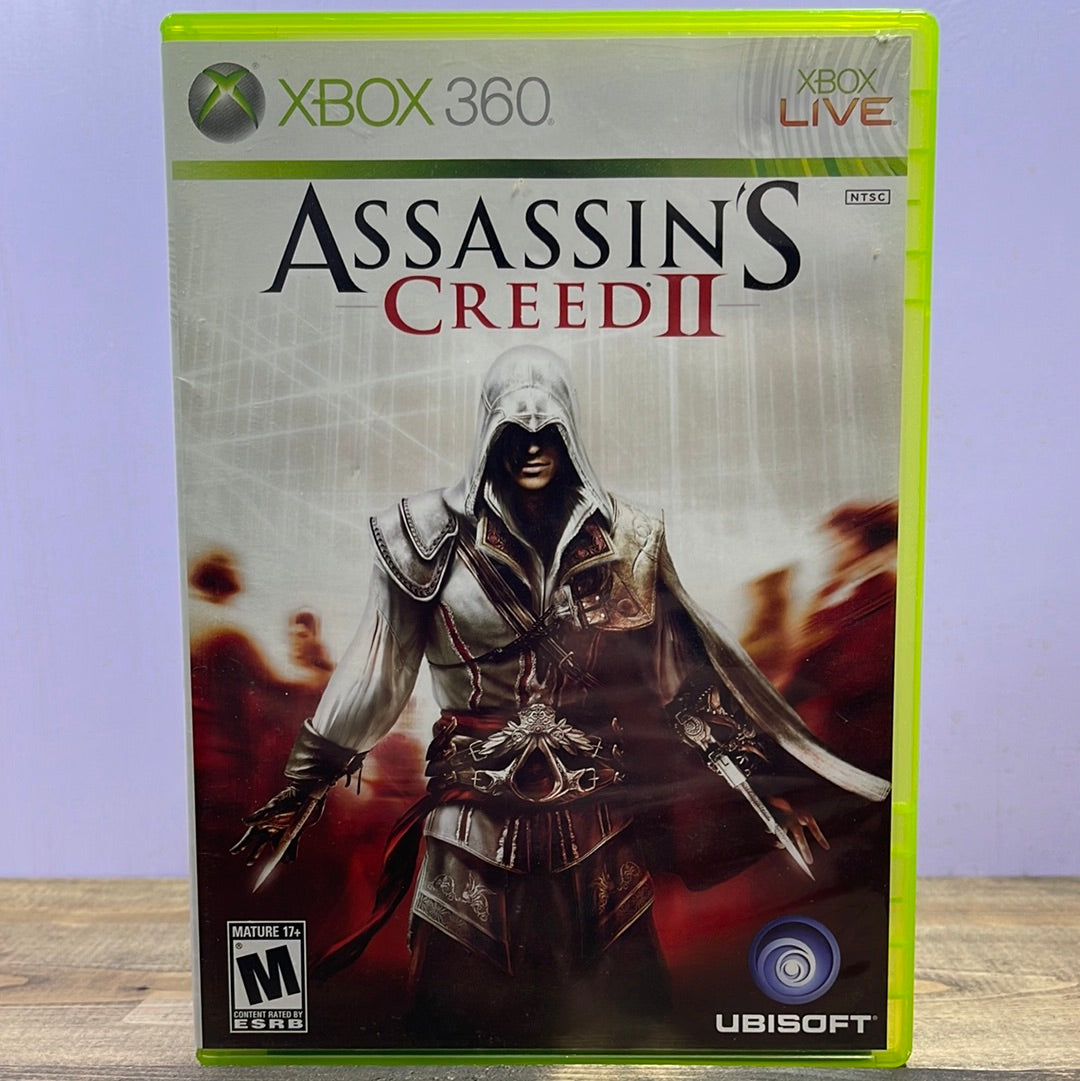Xbox 360 - Assassin's Creed II Retrograde Collectibles Action, Adventure, Assassin, Assassin's Creed Series, CIB, Ezio, History, M Rated, Open World, Parko Preowned Video Game