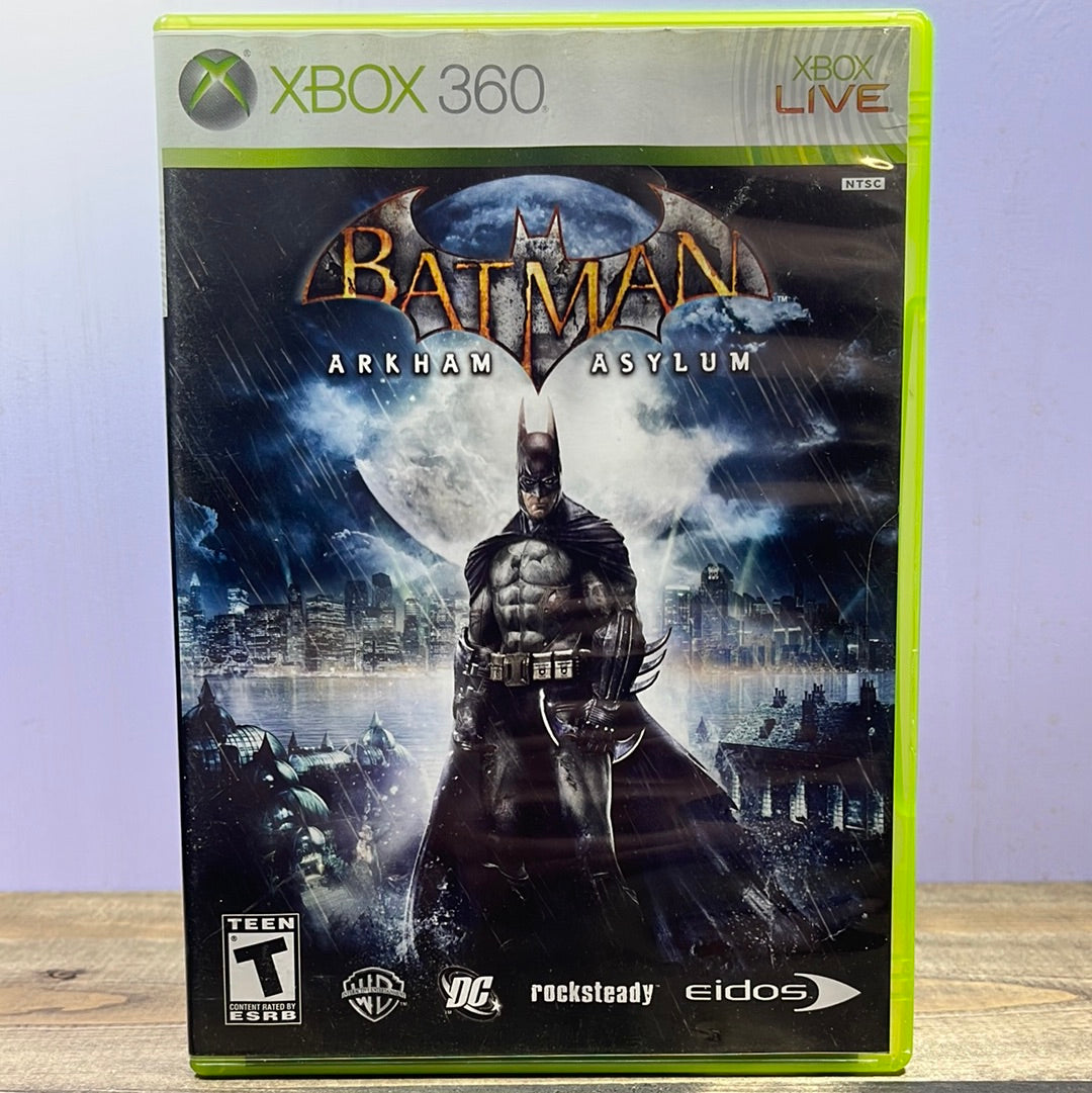 Xbox 360 - Batman: Arkham Asylum Retrograde Collectibles Action, Batman, Batman Arkham Series, CIB, Rocksteady, Stealth, Superhero, T Rated, Third Person, Wa Preowned Video Game