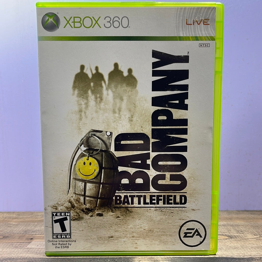 Xbox 360 - Battlefield: Bad Company Retrograde Collectibles Action, Battlefield Series, CIB, DICE, EA, First Person Shooter, FPS, M Rated, Military, Multiplayer Preowned Video Game