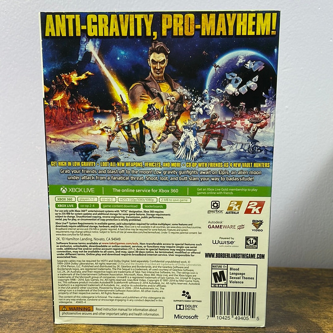 Xbox 360 - Borderlands The Pre-Sequel Retrograde Collectibles 2K Australia, 2K Games, Action, Borderlands Series, Comedy, First Person, First Person Shooter, Loot Preowned Video Game