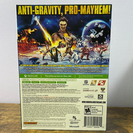 Xbox 360 - Borderlands The Pre-Sequel Retrograde Collectibles 2K Australia, 2K Games, Action, Borderlands Series, Comedy, First Person, First Person Shooter, Loot Preowned Video Game